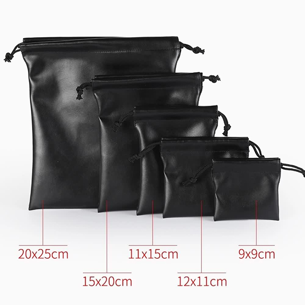 ස්වර්ණාභරණ ඇසුරුම් බෑග් pu leather pouch-1