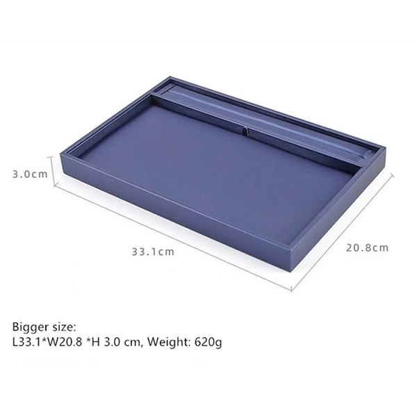 Display tray hege kwaliteit PU edelstiennen sieraden tray-9