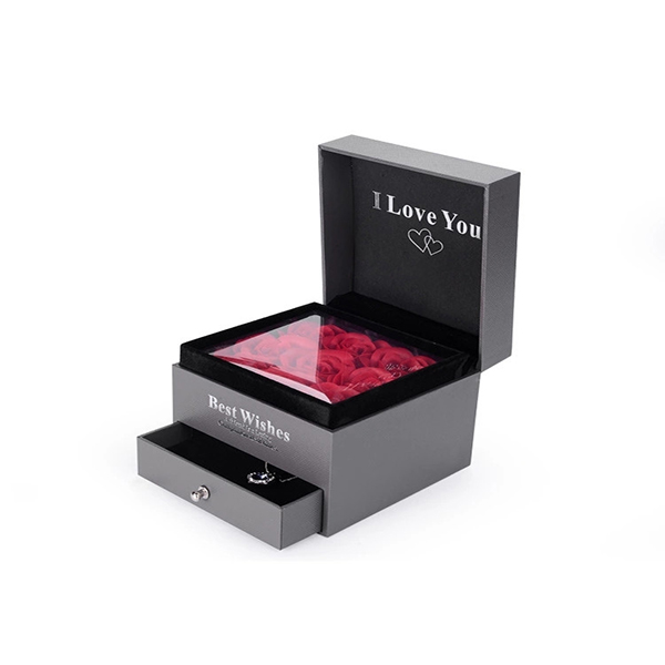 Kotak perhiasan pangatur Kotak Pangatur Kado Set Box pikeun Poé Valentine-4
