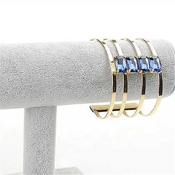 T-Bar Jewelry Bracelet Watch ඩිස්ප්ලේ ස්ටෑන්ඩ් බැංගල් ස්ටෑන්ඩ් සංවිධායක-5