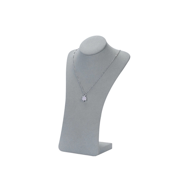 Custom rega grosir kualitas microfiber perhiasan tampilan stand-8