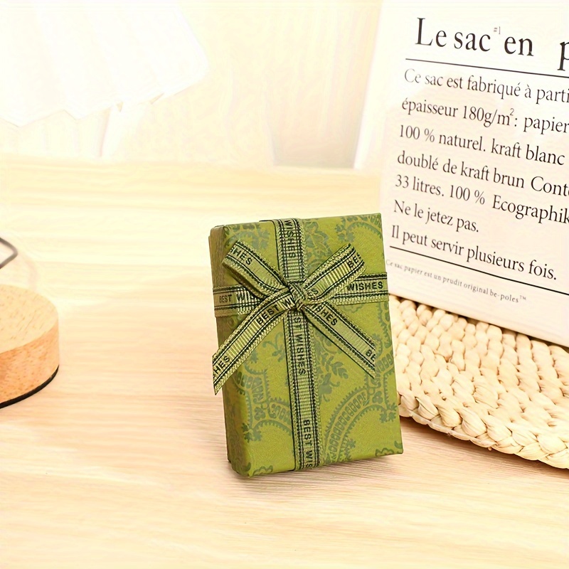 Green Square Jewelry Gift Box