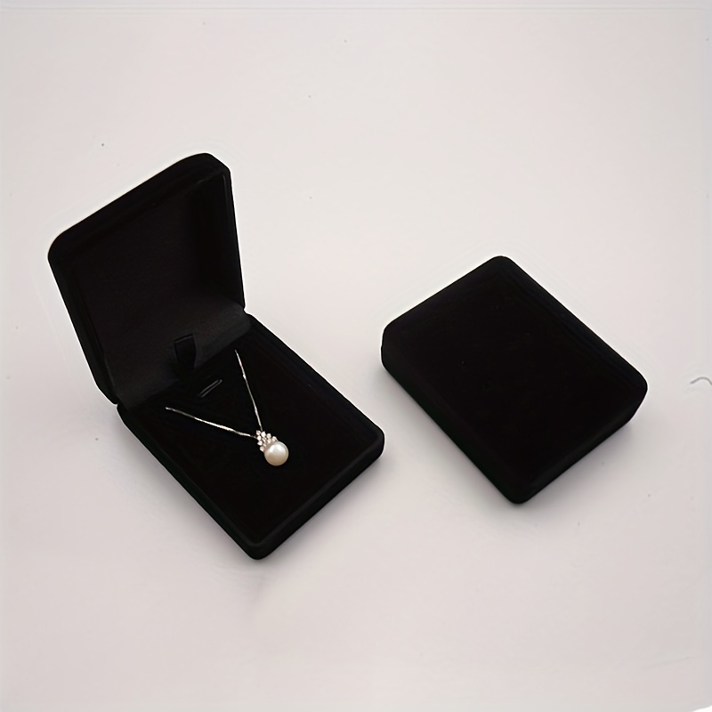 Velvet Necklace Pendant Gift Box 