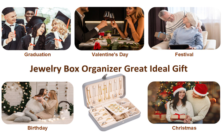 Travel Jewelry Box Case Organizer for Women and Girls (5)